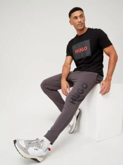 HUGO Dutschi Joggers - Grey -Barbou Clothing Shop VIYZO SQ5 0000000070 DARK GREY MDd1