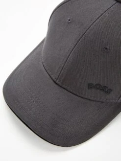 BOSS Cap-Bold-Curved Cap -Barbou Clothing Shop VIZ1Q SQ5 0000000070 DARK GREY SLd2