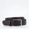 BOSS Erman-L_Sz35 Formal Belt -Barbou Clothing Shop VIZ2P SQ1 0000000014 DARK BROWN SLf