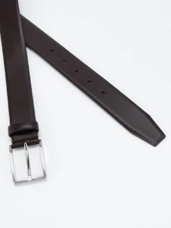 BOSS Erman-L_Sz35 Formal Belt -Barbou Clothing Shop VIZ2P SQ5 0000000014 DARK BROWN SLd2