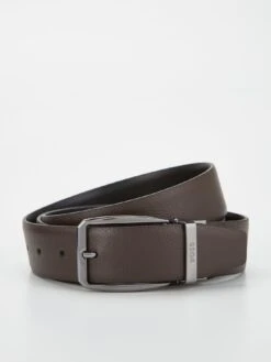 BOSS Oanto Reversible Belt - Dark Brown