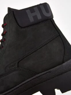 HUGO Graham Lace-Up Boot - Black -Barbou Clothing Shop VIZ64 SQ6 0000000004 BLACK SLd