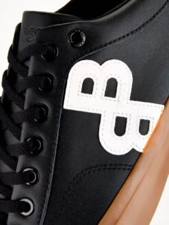 BOSS Aiden Monogram Trainer - Black/Gum -Barbou Clothing Shop VIZ6F SQ6 0000000004 BLACK SLd