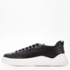 HUGO Blake Leather Trainer - Black/White -Barbou Clothing Shop VIZ8G SQ1 0000000019 BLACK WHITE SLs