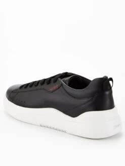 HUGO Blake Leather Trainer - Black/White -Barbou Clothing Shop VIZ8G SQ3 0000000019 BLACK WHITE SLf