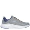 Skechers Vapor Foam Engineered Mesh Lace-up Lace Up Trainers -Barbou Clothing Shop VJ7WH SQ1 0000000452 GREY BLUE SLs