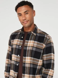 BOSS S-liam-kent-c1-233 Regular Fit Shirt -Barbou Clothing Shop VJ7WN SQ4 0000000108 BEIGE MDd