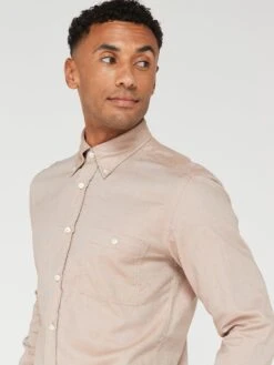 BOSS S-roan-bd-1p-c1-233 Slim Fit Shirt - Beige -Barbou Clothing Shop VJ7YY SQ4 0000000108 BEIGE MDd