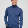 BOSS Musso-p Roll Neck Jumper - Blue -Barbou Clothing Shop VJ82K SQ1 0000000197 BRIGHT BLUE MDf