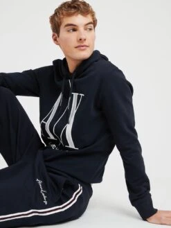 Armani Exchange Side Tape Joggers - Navy -Barbou Clothing Shop VJF0R SQ5 0000000048 NAVY MDd1