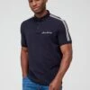Armani Exchange Tape Shoulder Polo Shirt - Navy