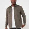 Peter Werth X Very Wool Blend Overshirt - Grey -Barbou Clothing Shop VJFCU SQ1 0000000005 GREY MDf
