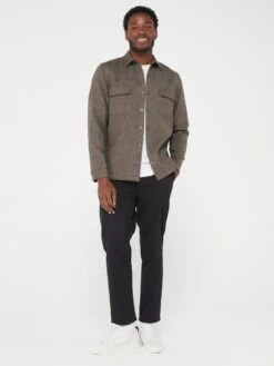 Peter Werth X Very Wool Blend Overshirt - Grey -Barbou Clothing Shop VJFCU SQ3 0000000005 GREY MDo