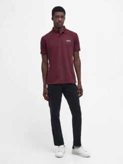 Barbour International Very Exclusive - Essential Polo Shirt - Red -Barbou Clothing Shop VJGHO SQ3 0000000017 RED MDo