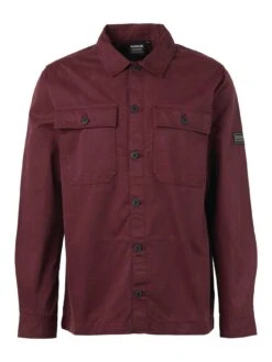Barbour International Adey Utility Pocket Overshirt - Red -Barbou Clothing Shop VJGHP SQ6 0000000017 RED MDd2