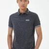 Barbour International Very Exclusive - Essential Tipped Polo Shirt - Dark Grey -Barbou Clothing Shop VJGI4 SQ1 0000000070 DARK GREY MDf