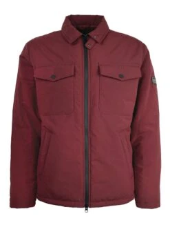 Barbour International District Chest Patch Pocket Jacket - Red -Barbou Clothing Shop VJGIE SQ6 0000000017 RED MDd2