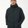 Barbour International Fleat Waterproof Hooded Jacket - Black