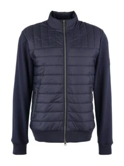 Barbour International Counter Padded Zip Through Jacket - Navy -Barbou Clothing Shop VJGIK SQ6 0000000048 NAVY MDd2