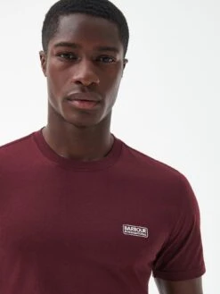 Barbour International Small Logo T-Shirt - Red -Barbou Clothing Shop VJGIM SQ4 0000000017 RED MDd