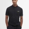 Barbour International Essential Polo Shirt - Black -Barbou Clothing Shop VJGIZ SQ1 0000000004 BLACK MDf
