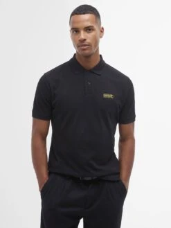 Barbour International Essential Polo Shirt - Black