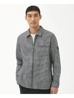 Barbour International Ring Zip Through Overshirt - Black