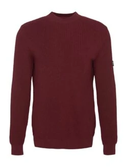 Barbour International Corser Crew Neck Jumper - Red -Barbou Clothing Shop VJGL9 SQ6 0000000017 RED MDd2