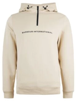 Barbour International Motored Overhead Hoodie - Cream -Barbou Clothing Shop VJGM4 SQ5 0000000067 CREAM MDd1