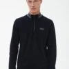 Barbour International Pipe Zip Polo Shirt - Black 1 Barbour International Pipe Zip Polo Shirt - Black -Barbou Clothing Shop VJGMK SQ1 0000000004 BLACK MDf