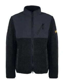 Barbour International Tech Fleece Jacket - Black -Barbou Clothing Shop VJGMN SQ6 0000000004 BLACK MDd2