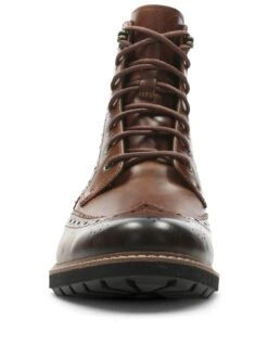 Clarks Batcombe Lord Brogue Boots - Beige -Barbou Clothing Shop VJHP9 SQ3 0000000108 BEIGE SLf