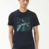 Barbour International Speed Graphic T-Shirt -Barbou Clothing Shop VJKSI SQ1 0000000004 BLACK MDf