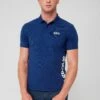 Barbour International Very Exclusive - Bold Full Collar Polo Shirt - Blue -Barbou Clothing Shop VJKSJ SQ1 0000000020 BLUE MDf