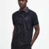 Barbour International Very Exclusive - Contrast Collar Polo Shirt - Black 1 Barbour International Very Exclusive - Contrast Collar Polo Shirt - Black -Barbou Clothing Shop VJKTA SQ1 0000000004 BLACK MDf