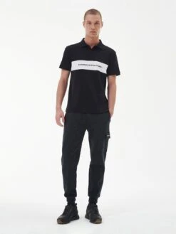 Barbour International Logo Polo Shirt - Black 9 Barbour International Logo Polo Shirt - Black -Barbou Clothing Shop VJKU9 SQ3 0000000004 BLACK MDo
