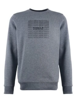 Barbour International Logo Sweatshirt - Dark Grey -Barbou Clothing Shop VJKUA SQ5 0000000070 DARK GREY MDd1