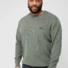 Calvin Klein Calvin Klein Big & Tall Structure Sweater -Green -Barbou Clothing Shop VJMD4 SQ1 0000000047 GREEN MDf