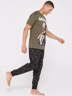 Very Man Men's The Mandalorian Pyjamas - Khaki  -Barbou Clothing Shop VJN6I SQ3 0000000058 KHAKI MDo