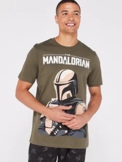 Very Man Men's The Mandalorian Pyjamas - Khaki  -Barbou Clothing Shop VJN6I SQ4 0000000058 KHAKI MDd