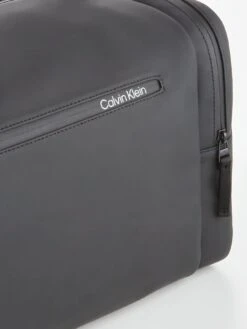 Calvin Klein Men's Rubberized Weekender Bag - Black -Barbou Clothing Shop VJNB1 SQ4 0000000004 BLACK SLd