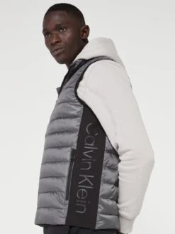 Calvin Klein Side Logo Vest - Grey -Barbou Clothing Shop VJNFQ SQ4 0000000005 GREY MDd