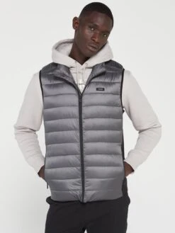 Calvin Klein Side Logo Vest - Grey -Barbou Clothing Shop VJNFQ SQ5 0000000005 GREY MDd1