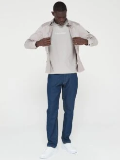 Calvin Klein Hero Logo Comfort T-shirt - Light Grey  -Barbou Clothing Shop VJNFT SQ3 0000000215 LIGHT GREY MDo