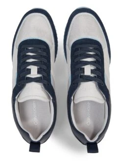 Calvin Klein Low Top Lace Up Trainer - Navy -Barbou Clothing Shop VJNGR SQ4 0000000048 NAVY SLt