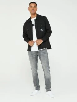 Calvin Klein Jeans Ripstop Shirt - Black -Barbou Clothing Shop VJV31 SQ3 0000000004 BLACK MDo