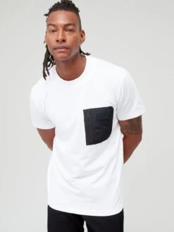 Calvin Klein Jeans Mix Media T-shirt - White