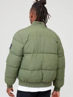 Calvin Klein Jeans Commercial Bomber Jacket - Green  -Barbou Clothing Shop VJV3N SQ2 0000000047 GREEN MDb