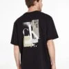 Calvin Klein Jeans Connected Layer Landscape T-shirt - Black  -Barbou Clothing Shop VJV4H SQ1 0000000004 BLACK MDf