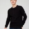 Calvin Klein Jeans Badge Easy Sweater - Black  -Barbou Clothing Shop VJV5B SQ1 0000000004 BLACK MDf